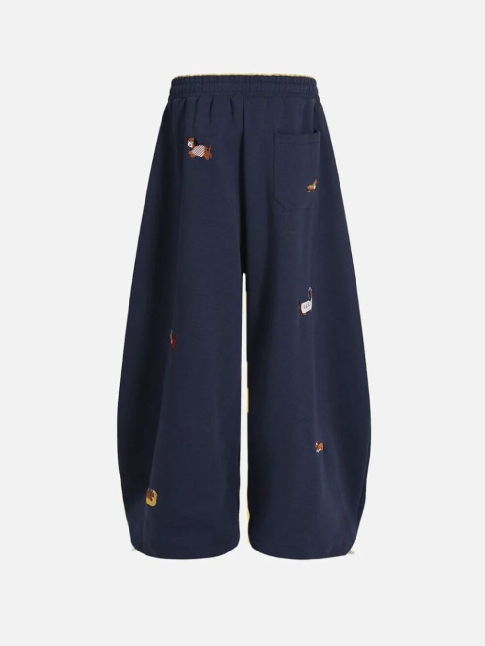 Dachshund Embroidered Oversized Sweatpants - Picture 3 of 4